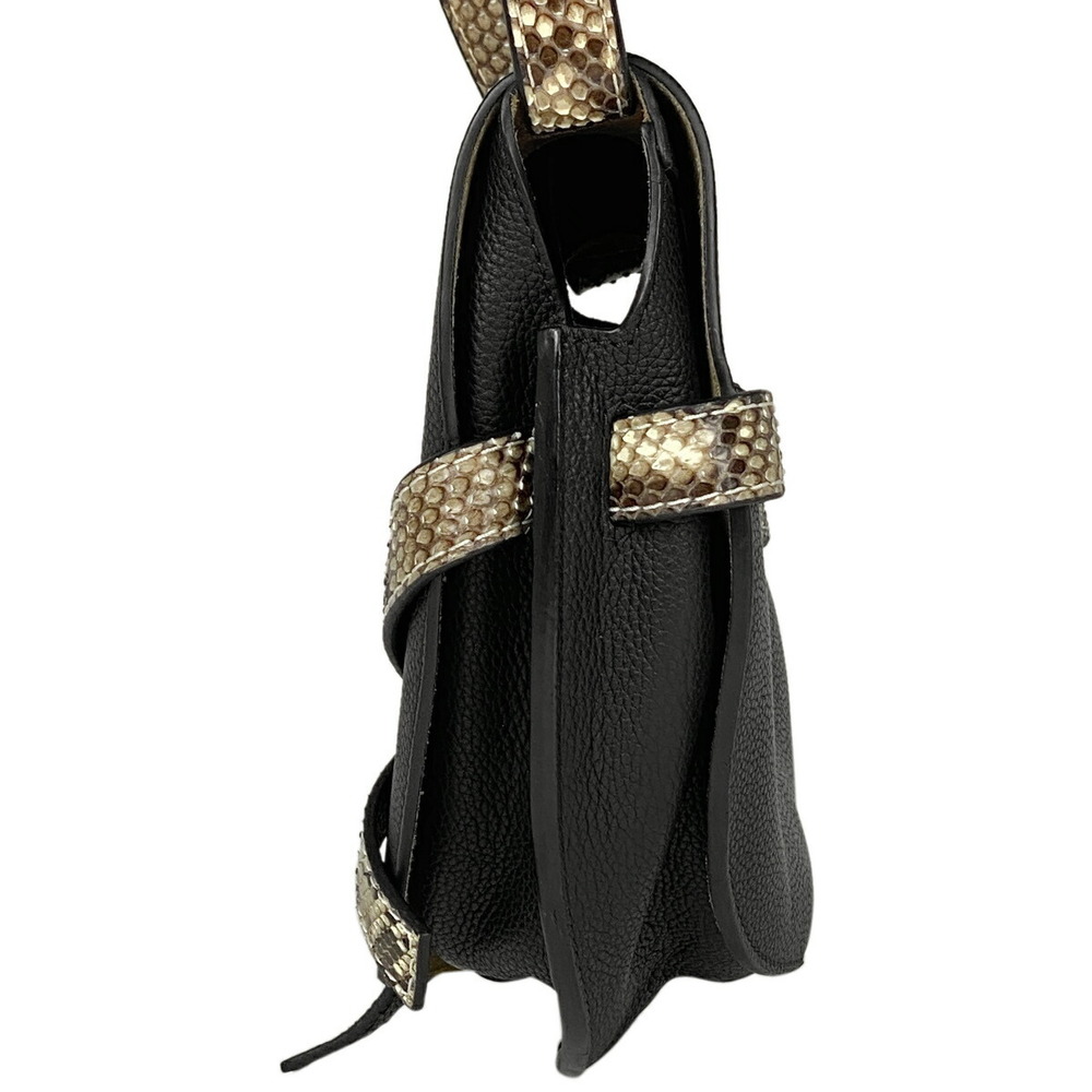 Loewe Gate Small Crossbody Python Shoulder Bag Le… - image 2